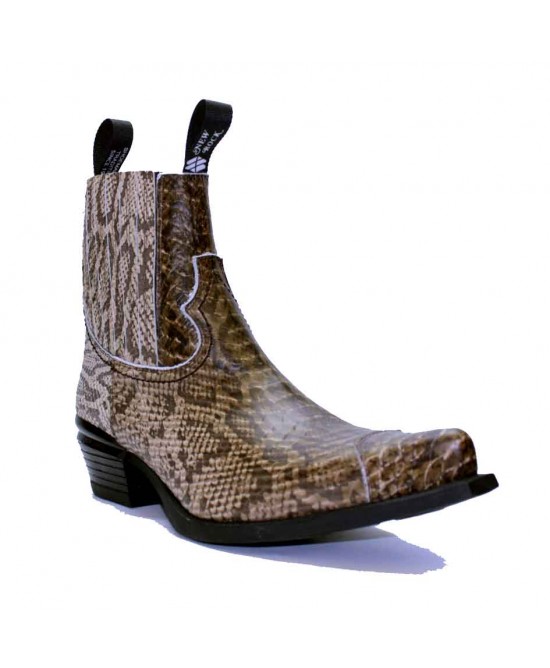 Faux snake shop boots